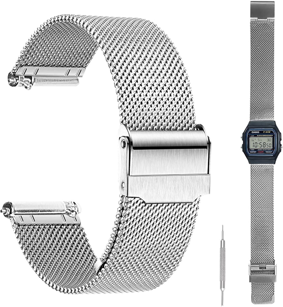 CASIO　F-91W　新色　コイルバンドカスタムペア2個セット　即日出荷可能 CASIO - CASIO F-91W-3JH コイルバンドカスタムの通販 by コイルバンド